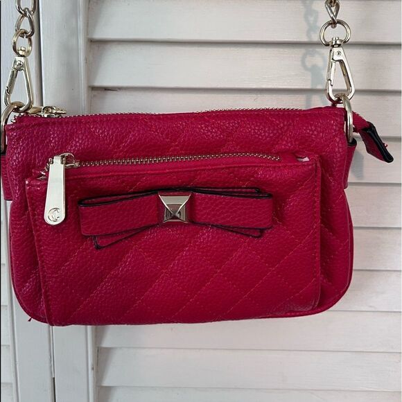 Super cute red leather with chain strap cute small purse - Picture 1 of 10